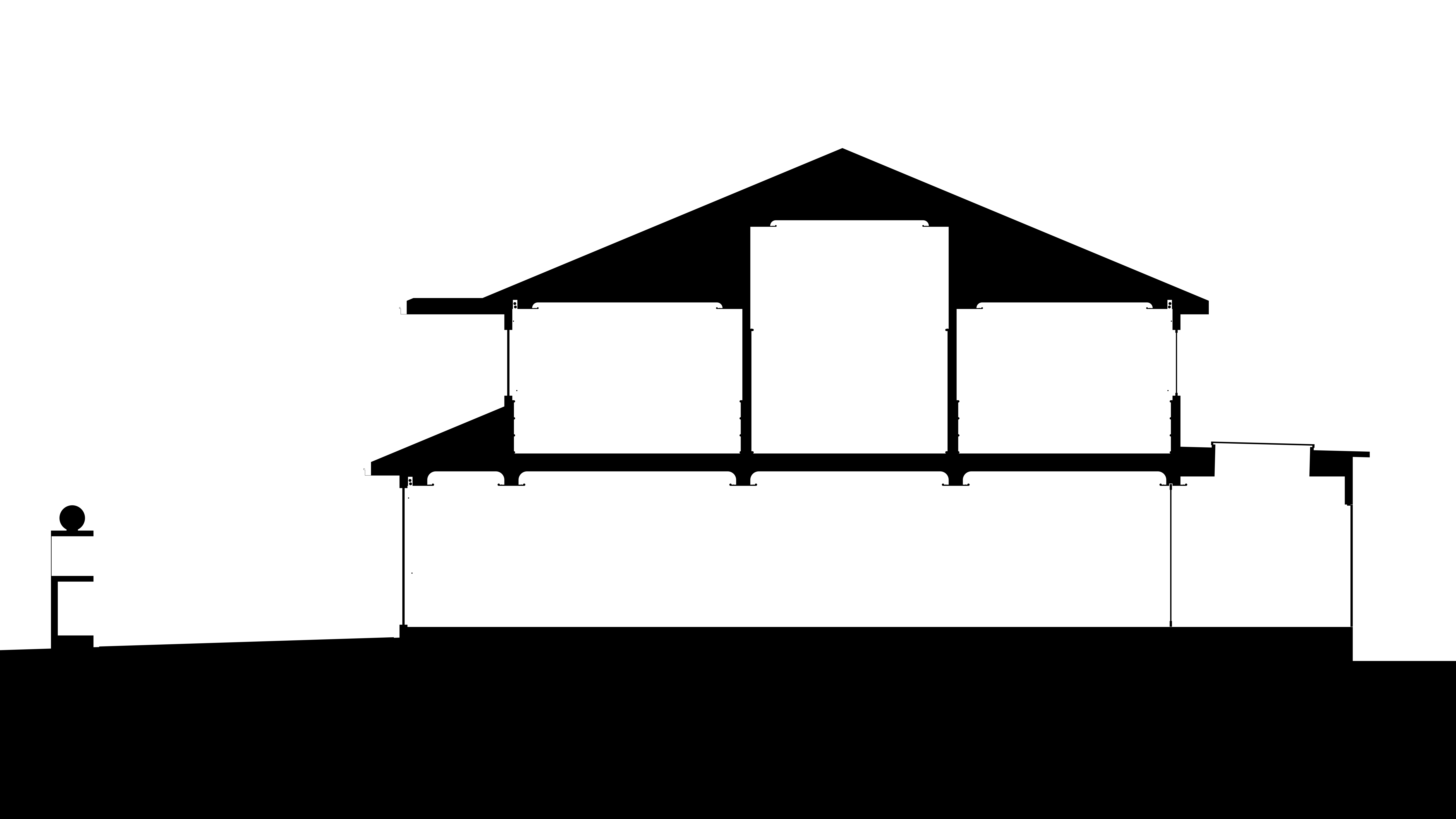 Section through Tan Residence